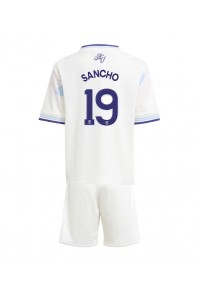 Aston Villa Jadon Sancho #19 Jalkapallovaatteet Lasten Kolmas peliasu 2025-26 Lyhythihainen (+ Lyhyet housut)